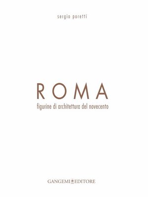cover image of Roma. Figurine di architettura del novecento